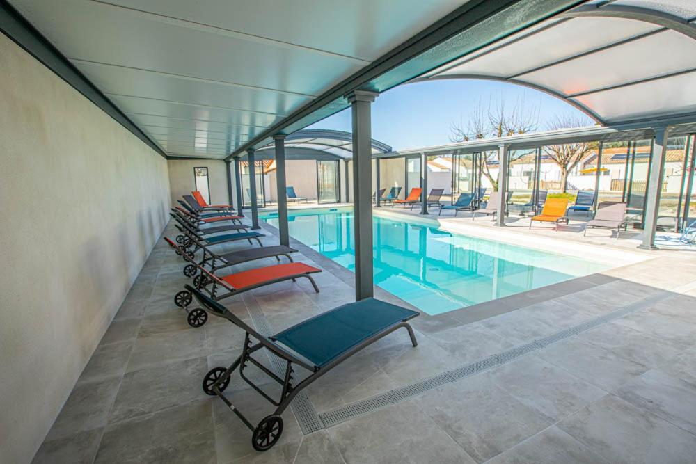 Le Vaisseau Maison Avec Piscine/Parking/Wifi/Plages 5Kms Les Mathes Buitenkant foto