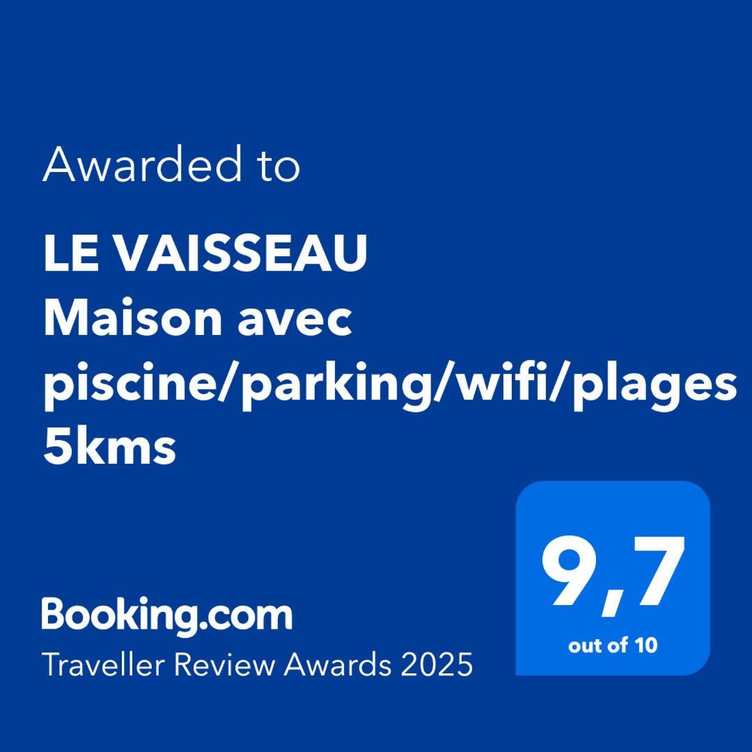 Le Vaisseau Maison Avec Piscine/Parking/Wifi/Plages 5Kms Les Mathes Buitenkant foto